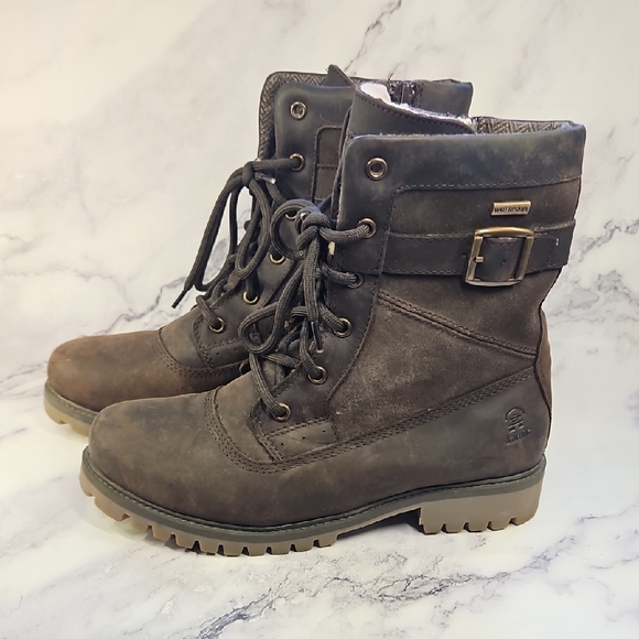 Kamik Shoes - Kamik Brown Rogue Winter Boots with Durable Sole